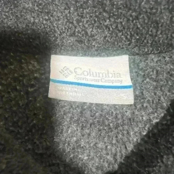 Columbia Fleece Jacket Women's Size Small Gray Lined Zip Up Pockets - Picture 2 of 5